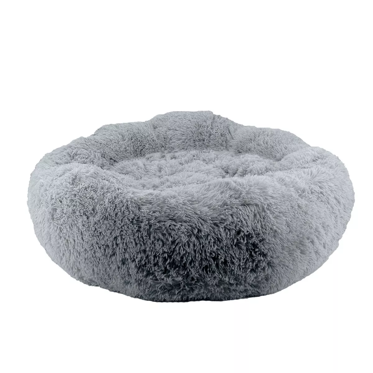 Super Plush Donut Bed 100cm Slate Grey