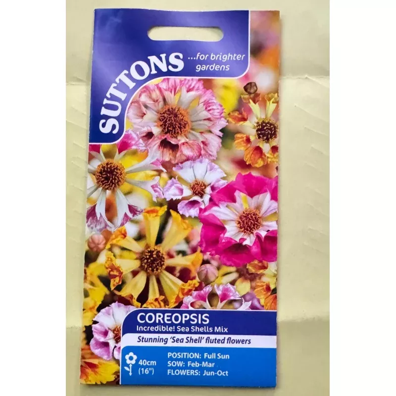 Suttons Seeds – Coreopsis Incredible! Sea Shells Mix | Sutton Seeds