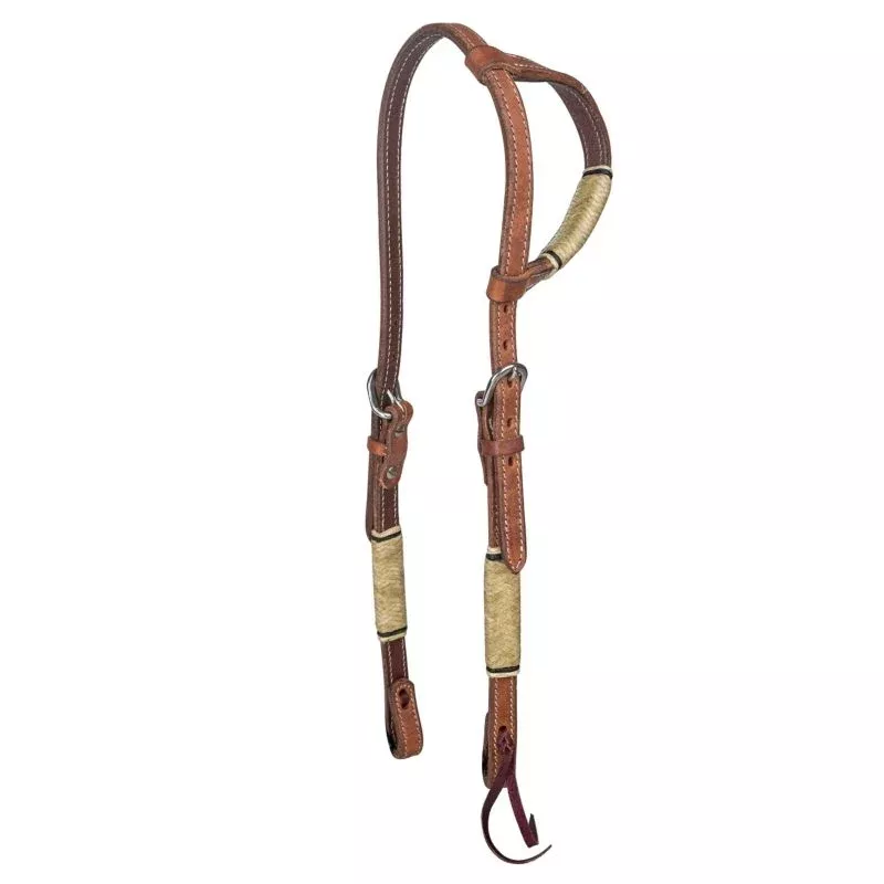 Tabelo Ear Headstall with Rawhide