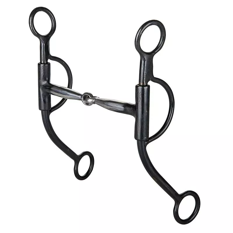 Tabelo Loomis Cheek Brushed Steel Curved Bit 5