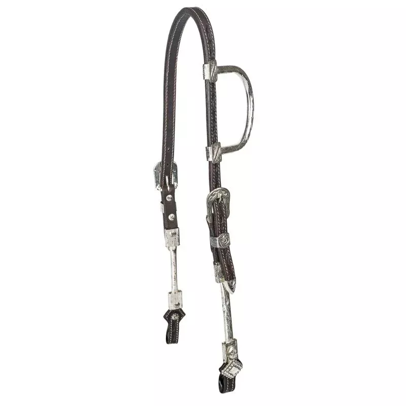 Tabelo One-Ear Tube Trim Show Headstall