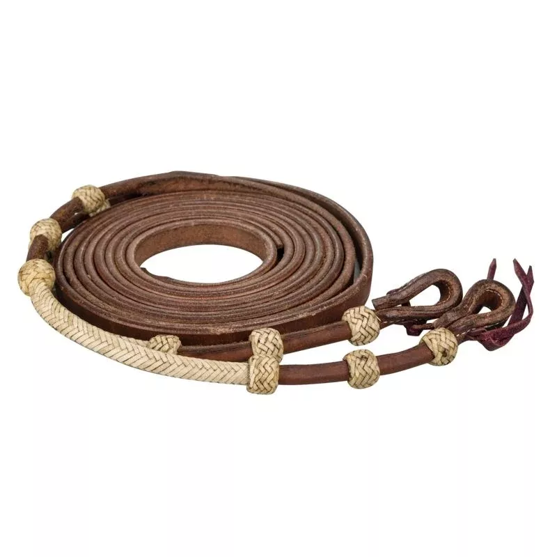 Tabelo Split Reins with Rawhide Buttons