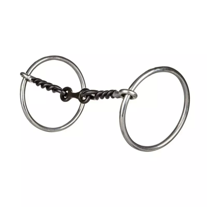 Tabelo SS 3-PC Ring Snaffle with Sweet Iron 5