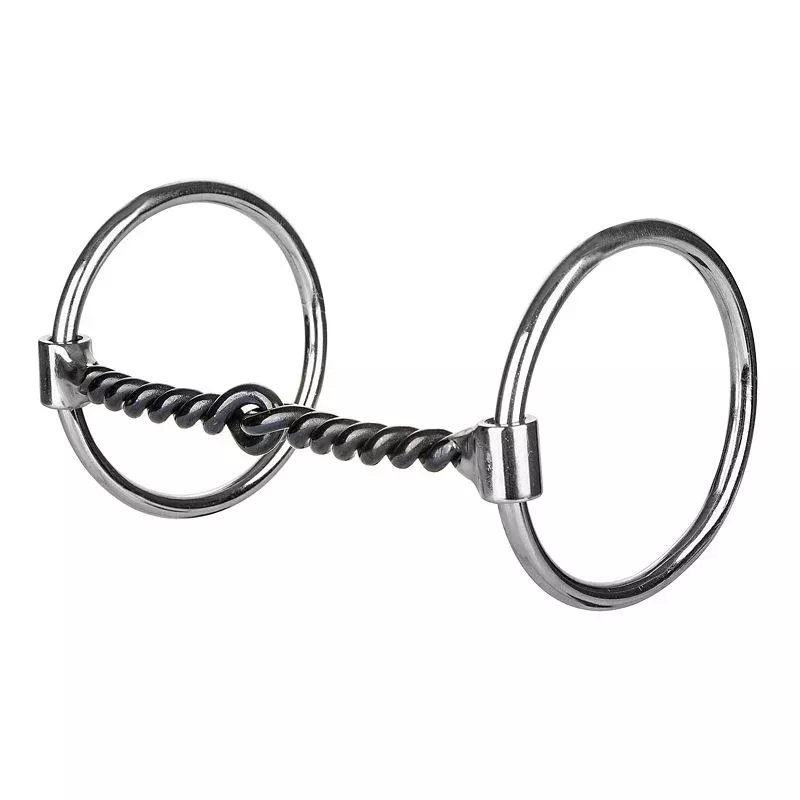 Tabelo SS Ring Snaffle Twisted Bit