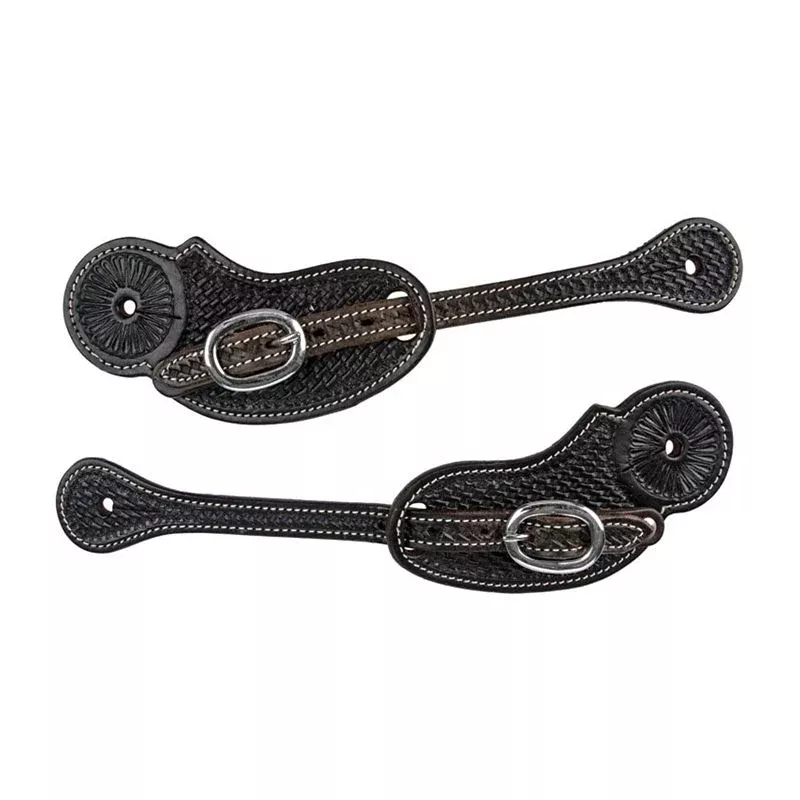 Tabelo Tooled Spur Straps