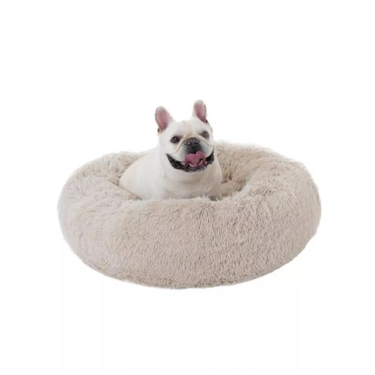 Tall Tails Khaki Cuddle Donut Pet Bed