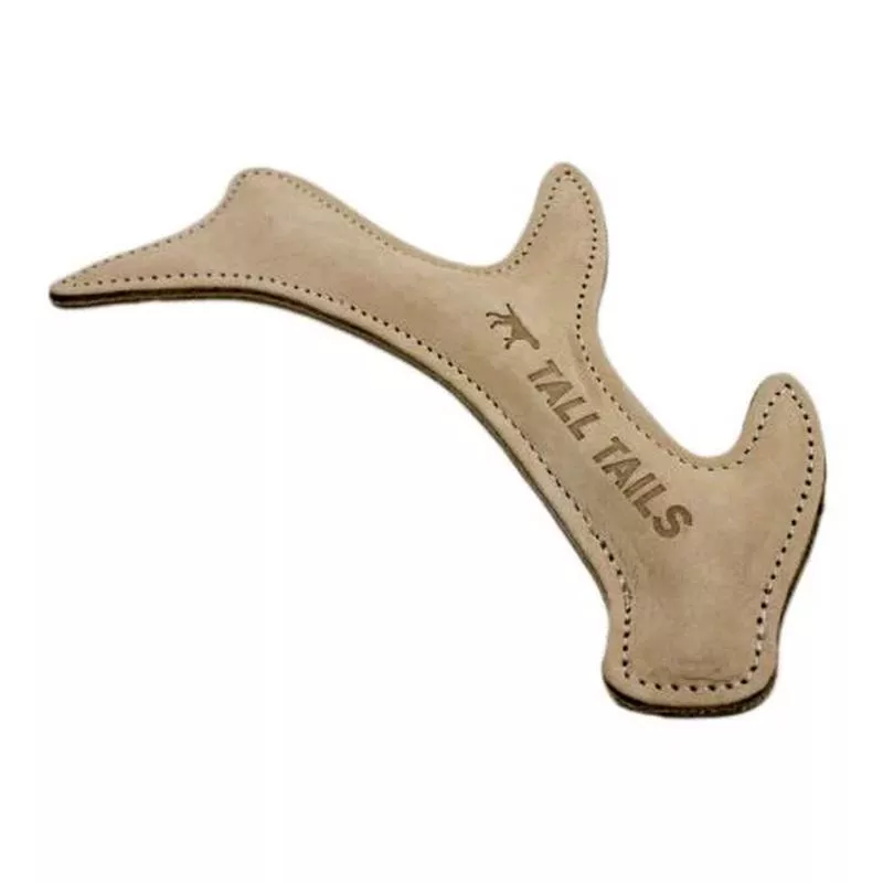 Tall Tails Natural Top Grain Leather 11″ Antler Dog Toy