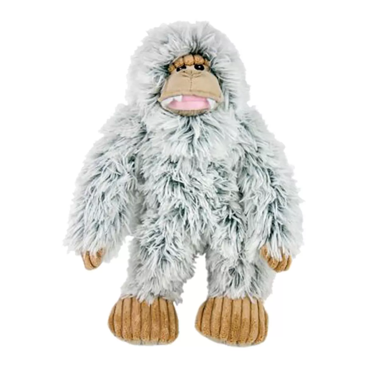 Tall Tails Plush Yeti with Squeaker Dog Toy 15″