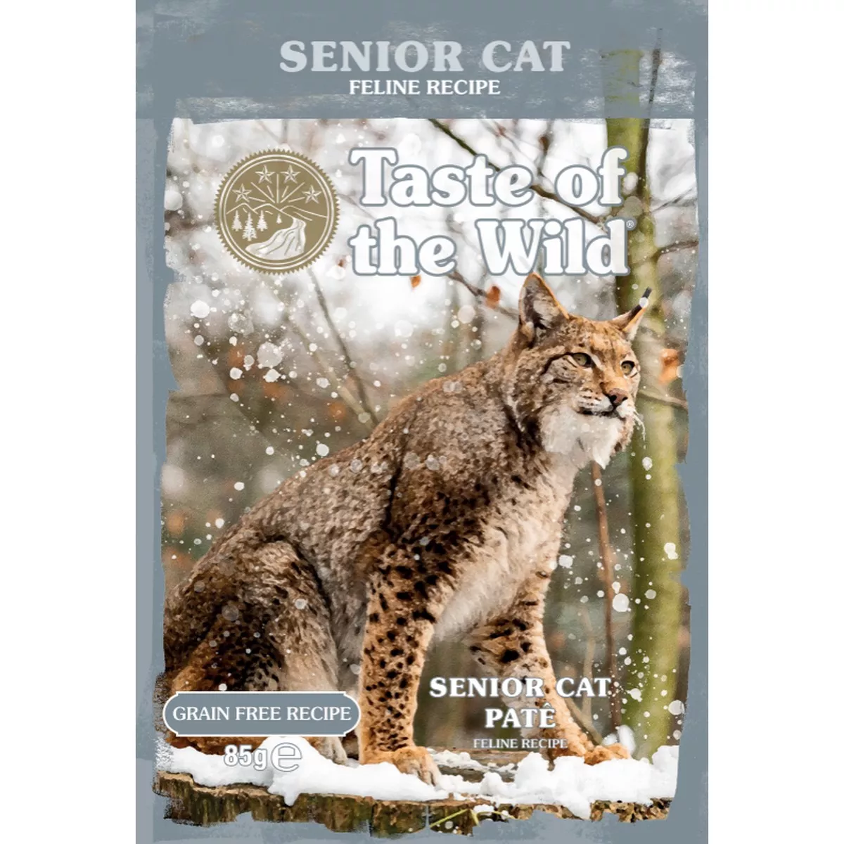 TASTE OF THE WILD - Senior Cat Wet Food Grain Free Chicken Pate Pouch