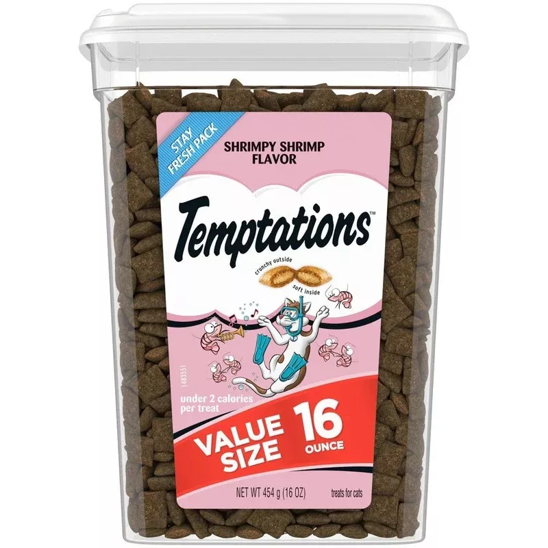 Temptations Classic Crunchy and Soft Cat Treats Shrimpy Shrimp Flavor 16oz – Transform Your Backyard into a Wildlife Oasis for All Creatures