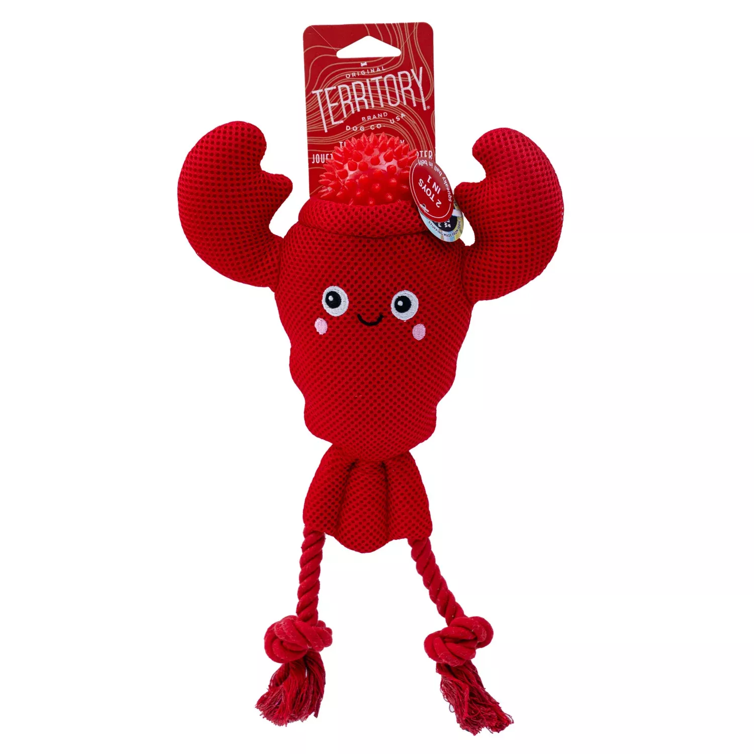 Territory 2 In 1 Lobster Float Toy with Ball