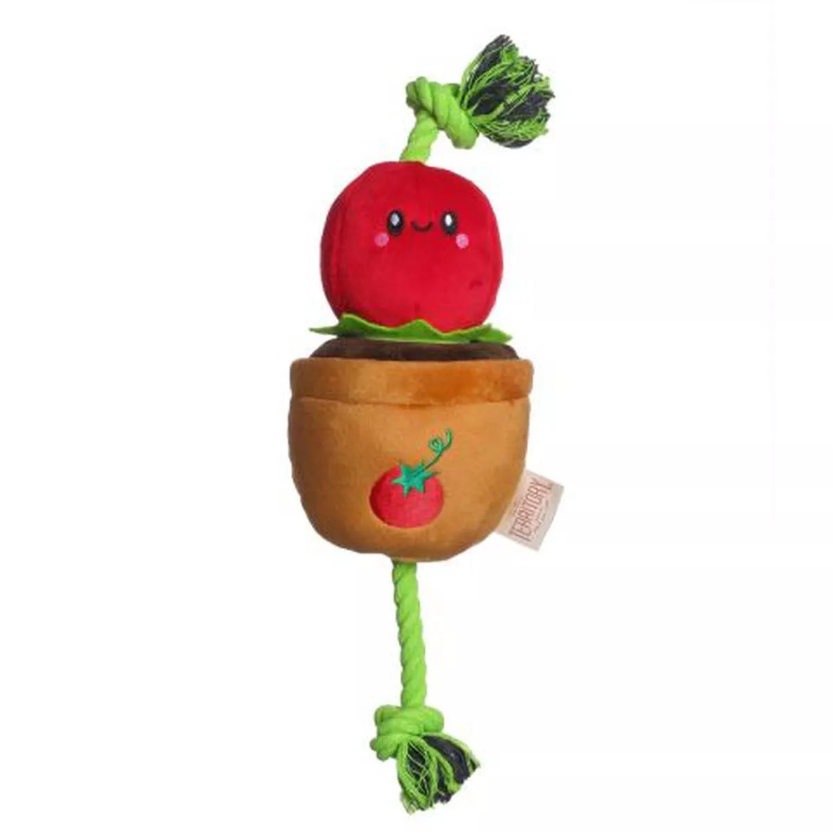 Territory Tomato Treat-and-Tug Dog Toy