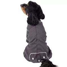 Thermal Dog Pajamas Gray/White