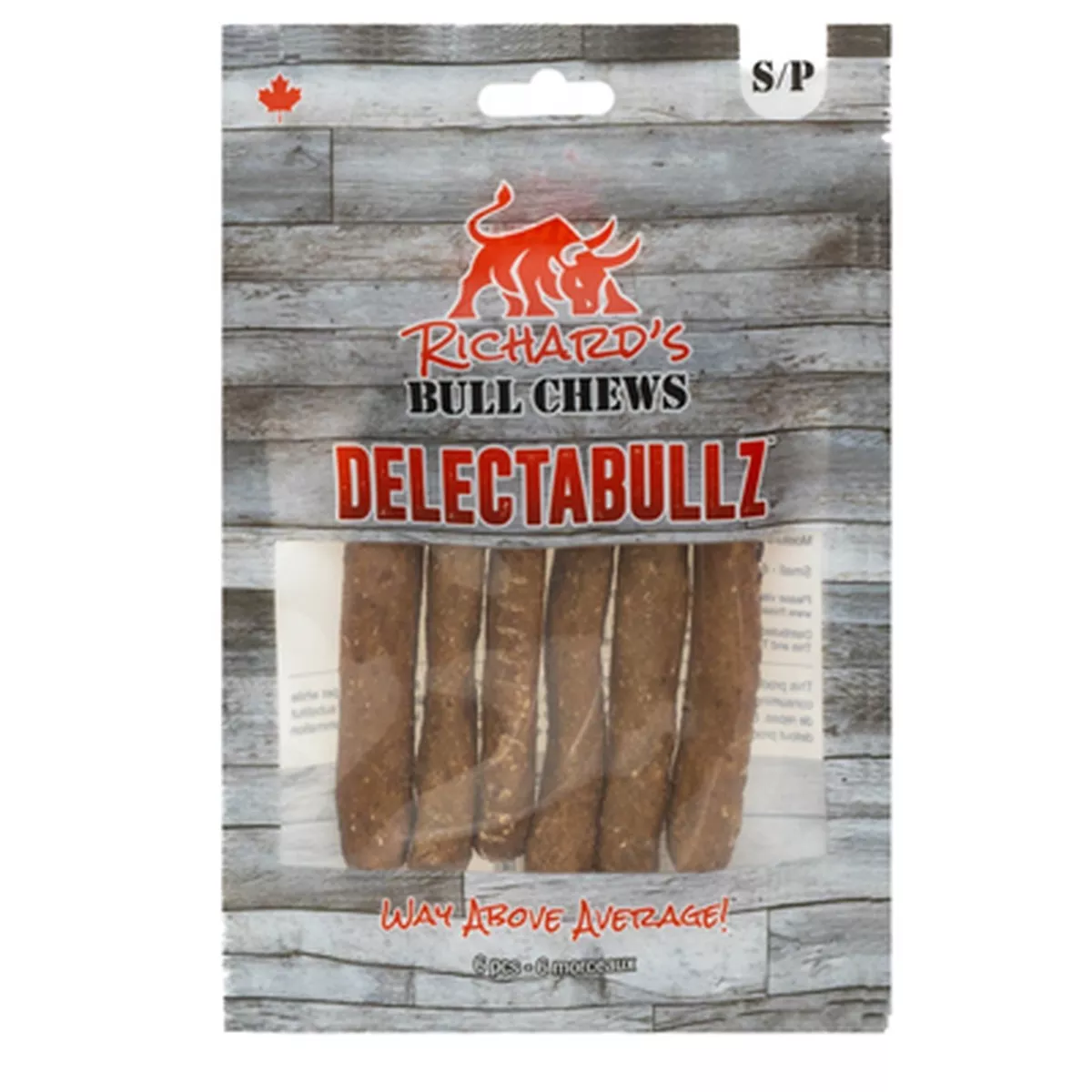 This & That Richards Bull Chews Delectabullz Dog Treats