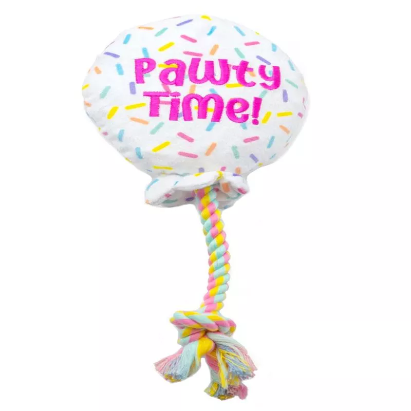 ThoozyPet Birthday Balloon Dog Toy