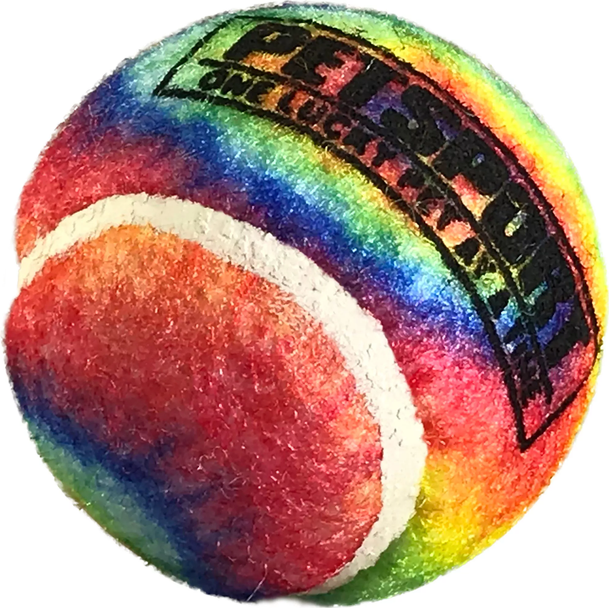 Tie Dye Squeak Ball Dog Toy 1.8 in 3 Pk