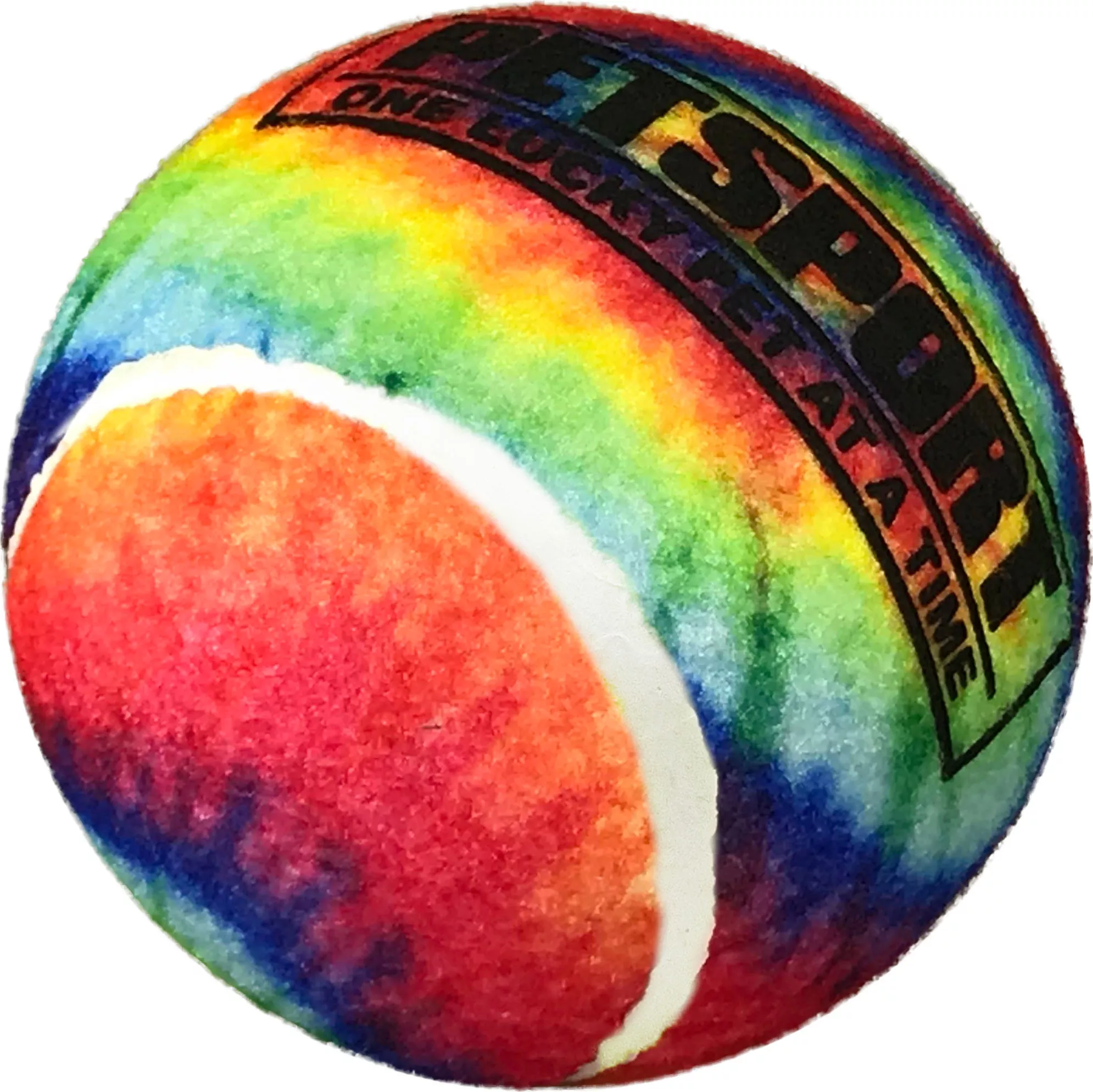 Tie Dye Squeak Ball Dog Toy 4 in