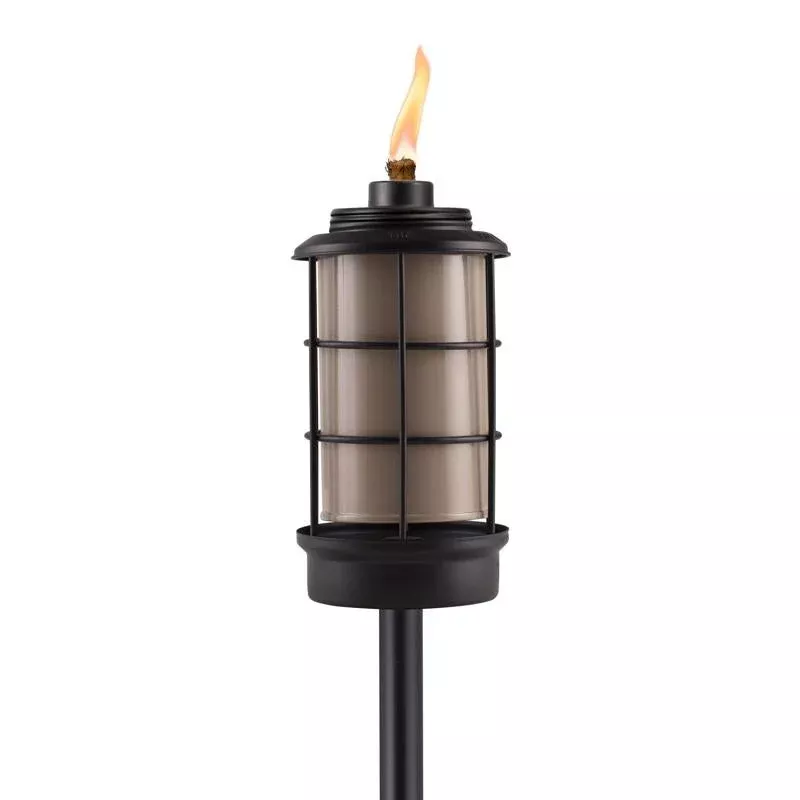 TIKI Black Metal 66 in. Outdoor Torch 1 pc | Staff Picks