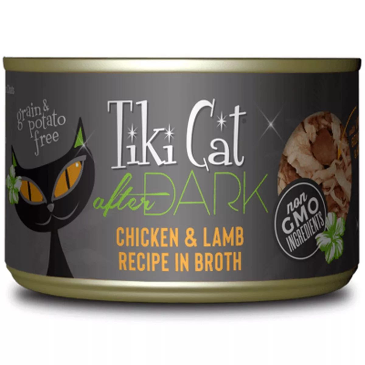 Tiki Cat After Dark Chicken and Lamb Recipe in Broth Canned Cat Food