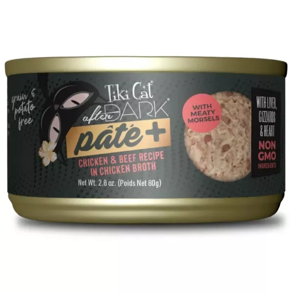 Tiki Cat After Dark Pate+ Cat Food - Chicken & Beef
