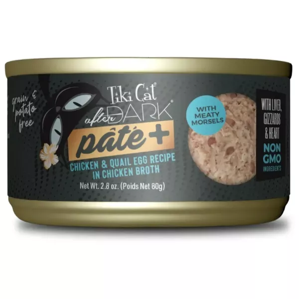 Tiki Cat After Dark Pate+ Cat Food - Chicken & Quail Egg