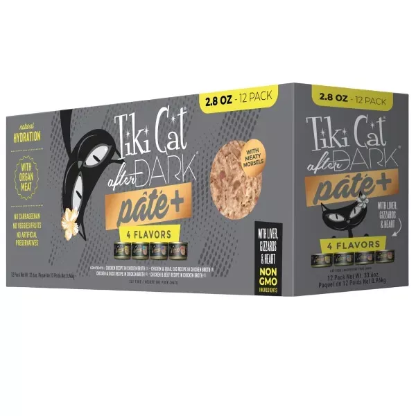 Tiki Cat After Dark Pate+ Cat Food - Variety Pack