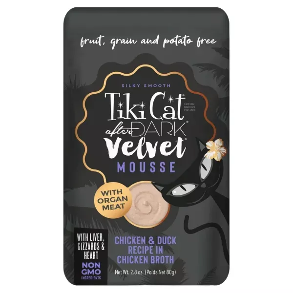 Tiki Cat After Dark Velvet Mousse - Chicken & Duck