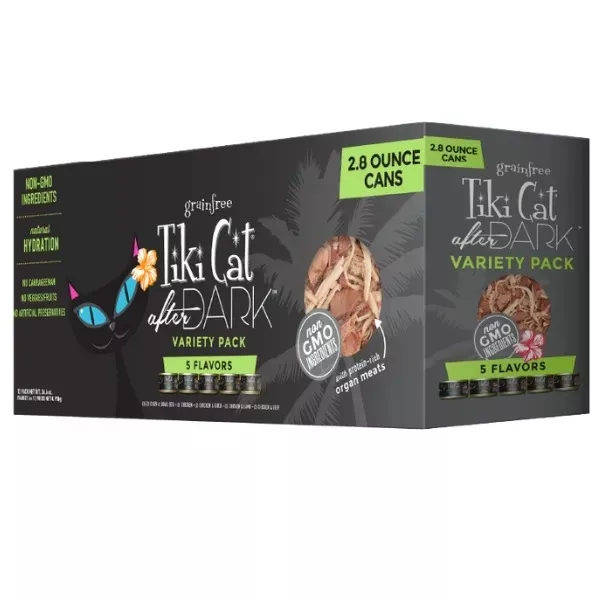 Tiki Cat After Dark Wet Cat Food - Variety Pack