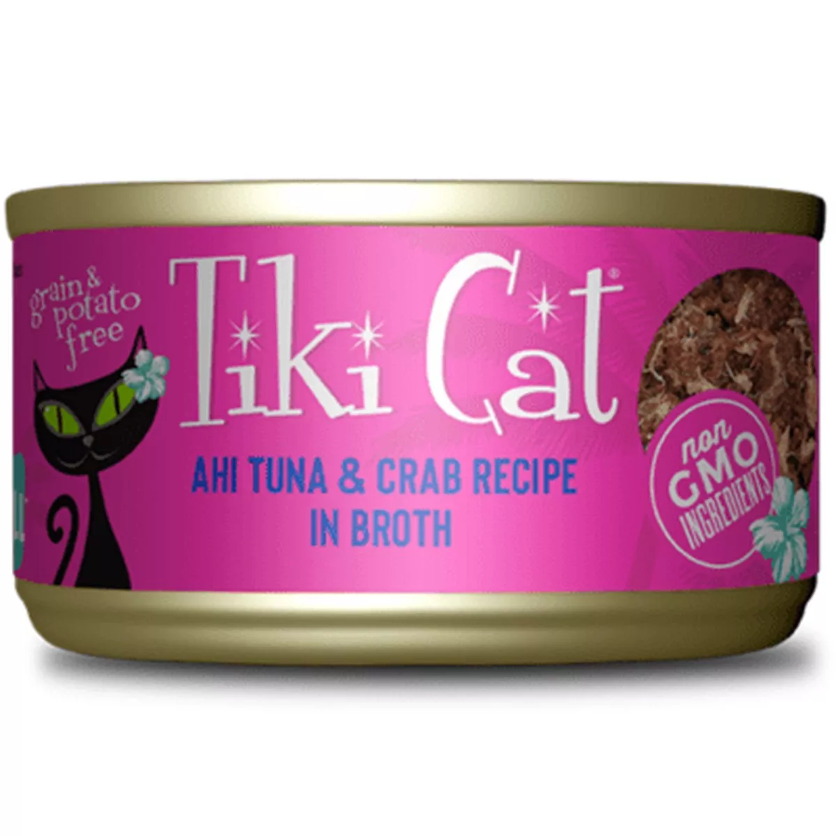 Tiki Cat Ahi Tuna and Crab Grain Free Canned Canned Cat Food