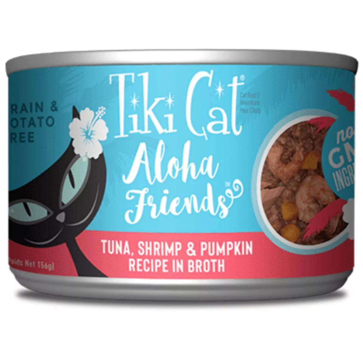 Tiki Cat Aloha Friends Tuna, Shrimp and Pumpkin Canned Cat Food