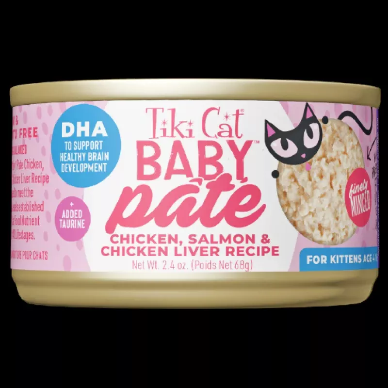 Tiki Cat Baby Pt Chicken, Salmon & Chicken Liver Recipe