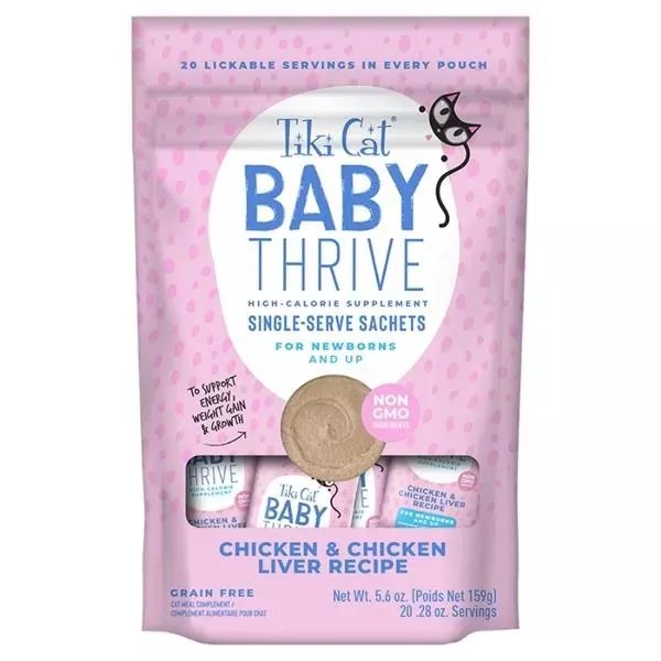 Tiki Cat Baby Thrive - Kitten Chicken & Chicken Liver Recipe Supplement