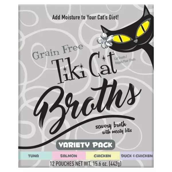 Tiki Cat Born Carnivore Broths - Variety Pack