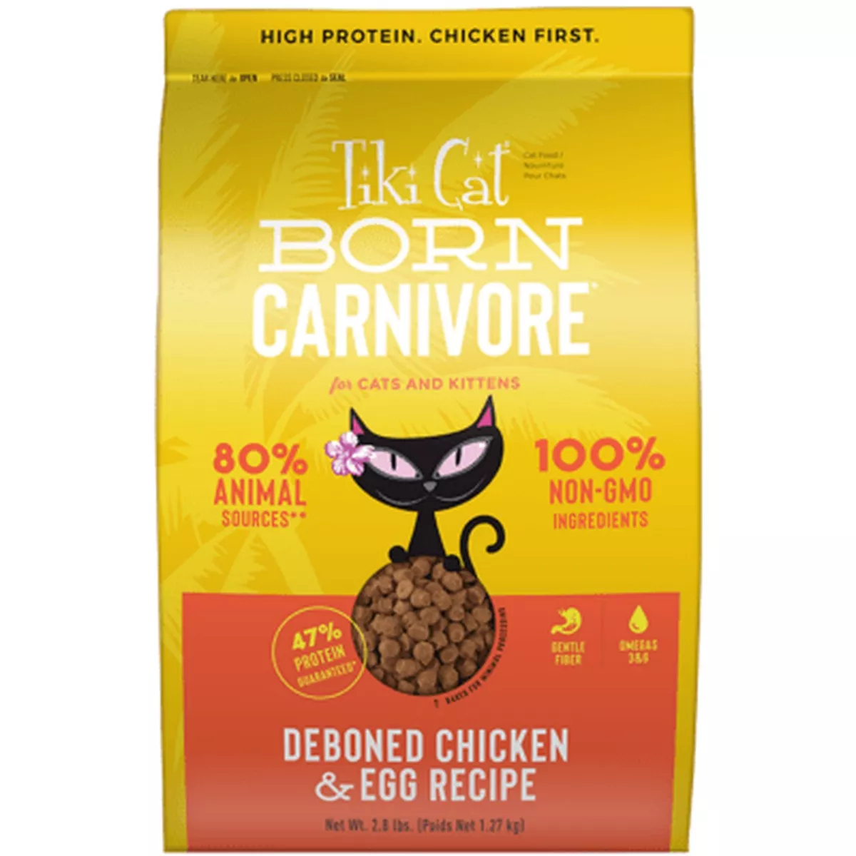 Tiki Cat Born Carnivore Deboned Chicken and Egg Cat Food