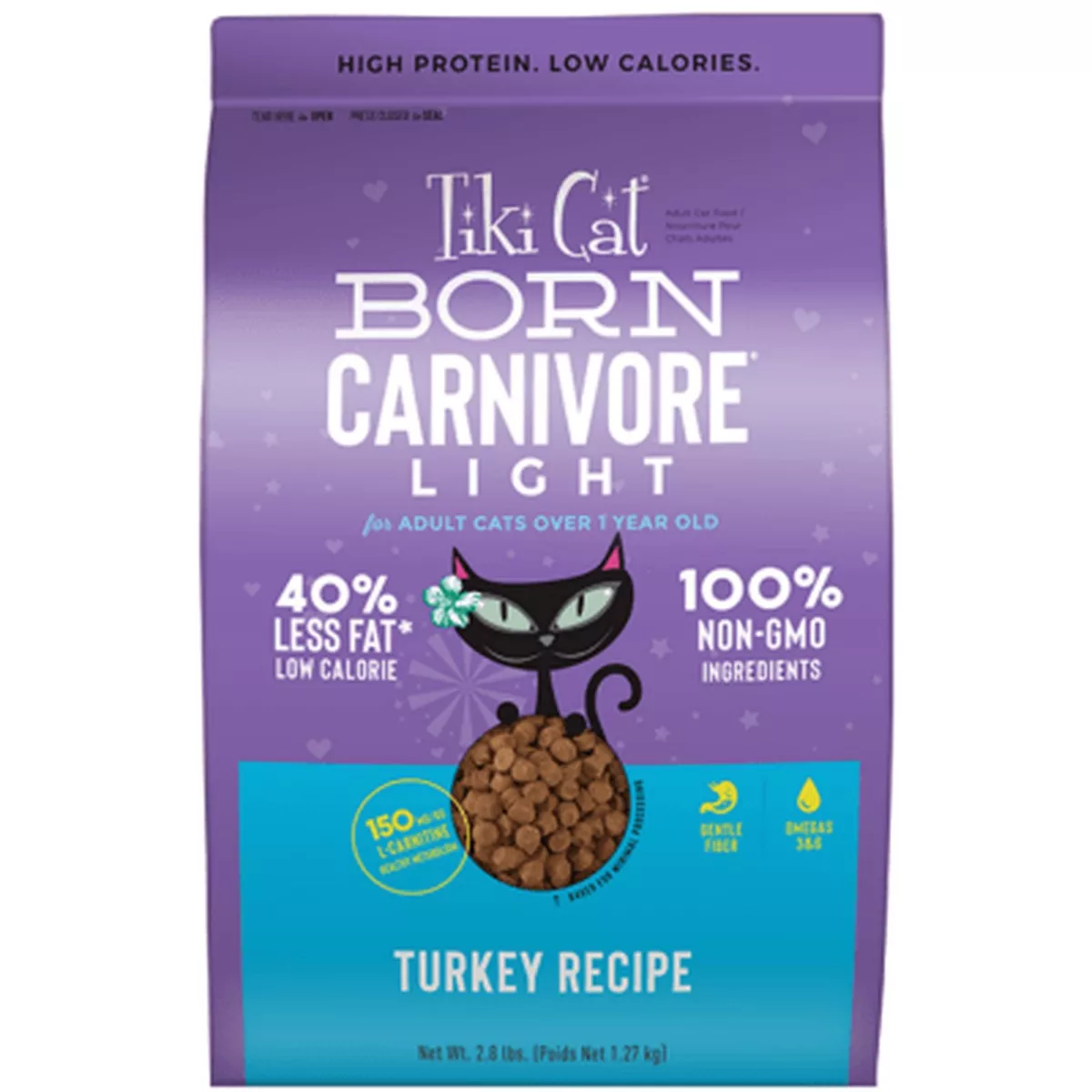 Tiki Cat Born Carnivore Light Turkey Adult Cat Food