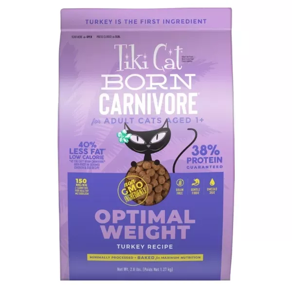 Tiki Cat Born Carnivore Optimal Weight Dry Cat Food - Turkey Recipe