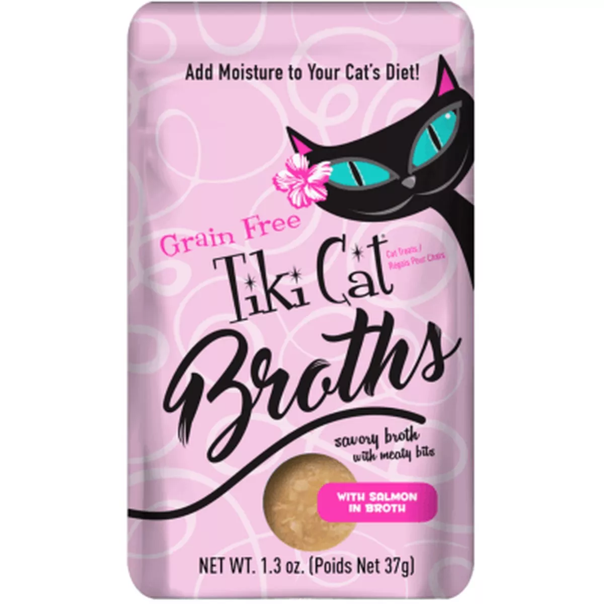 Tiki Cat Broths with Salmon Grain Free Cat Food Topper