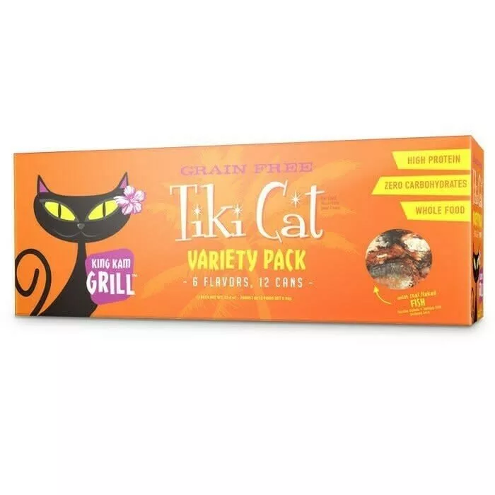 Tiki Cat King Kamehameha Variety Pack 2.8 oz 12 pack