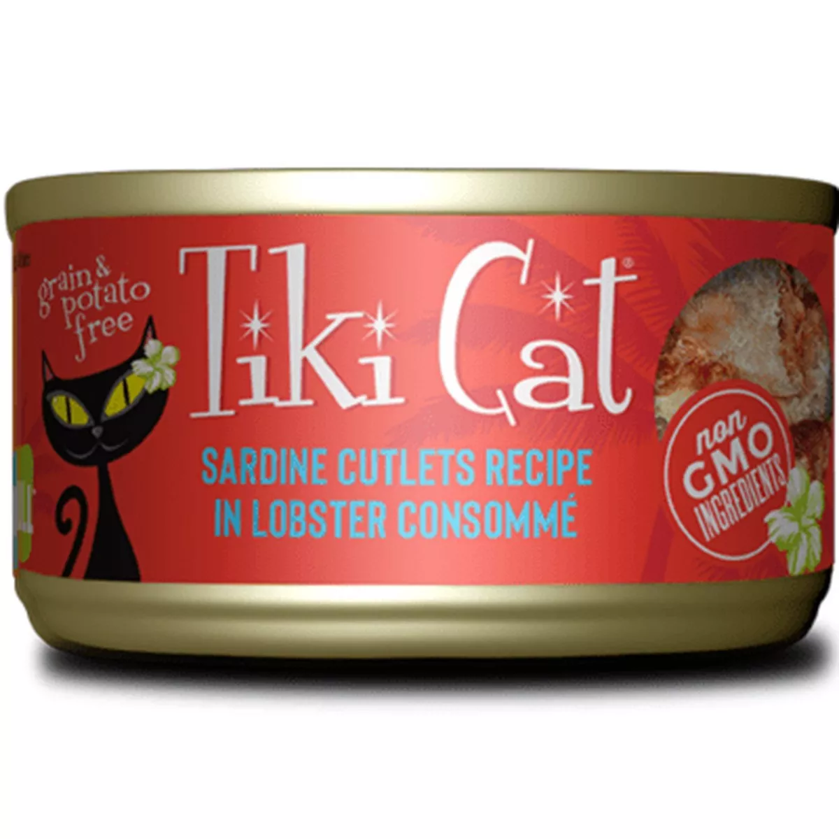 Tiki Cat Sardine Cutlets in Lobster Consomme Canned Cat Food