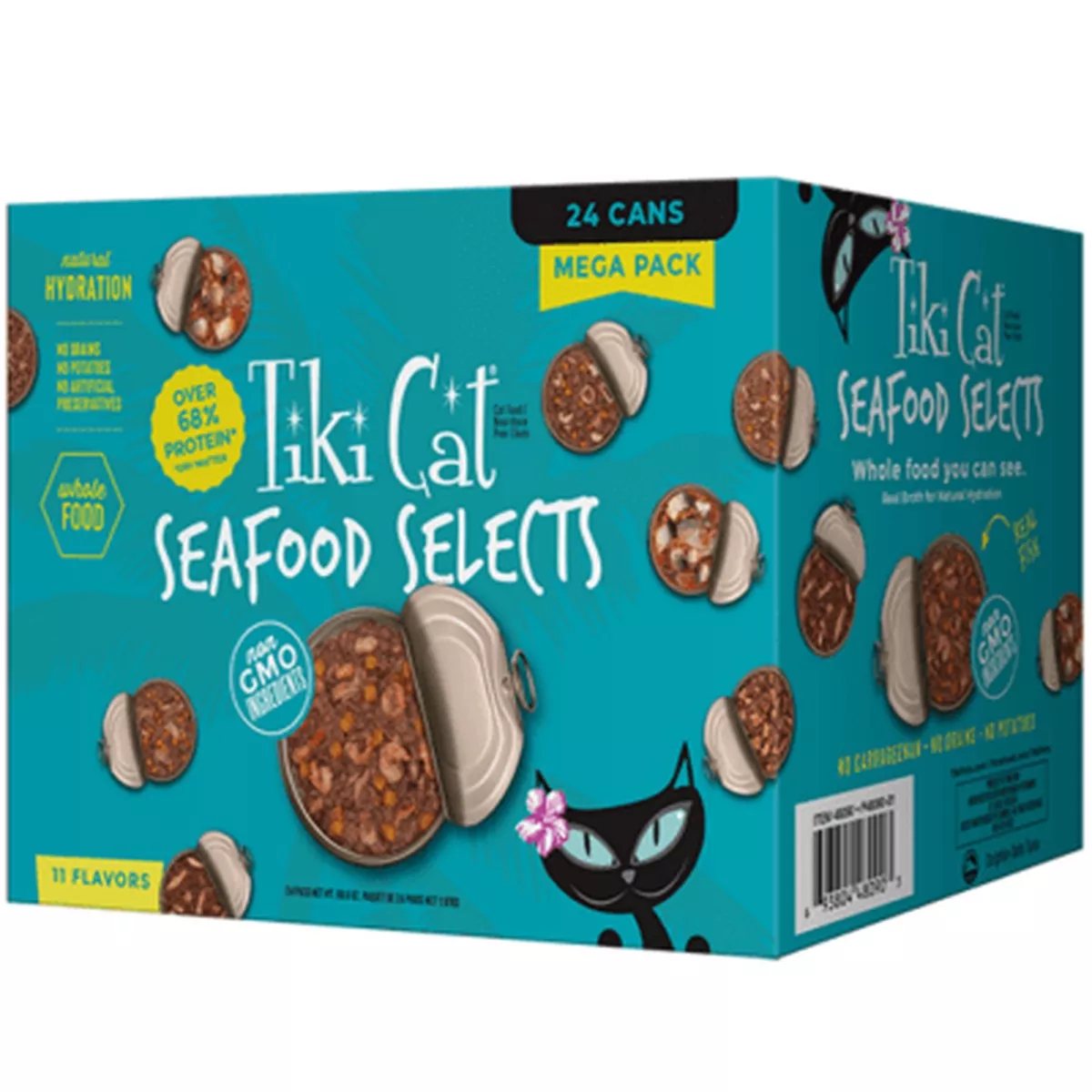 Tiki Cat Seafood Selects Mega Pack Canned Cat Food