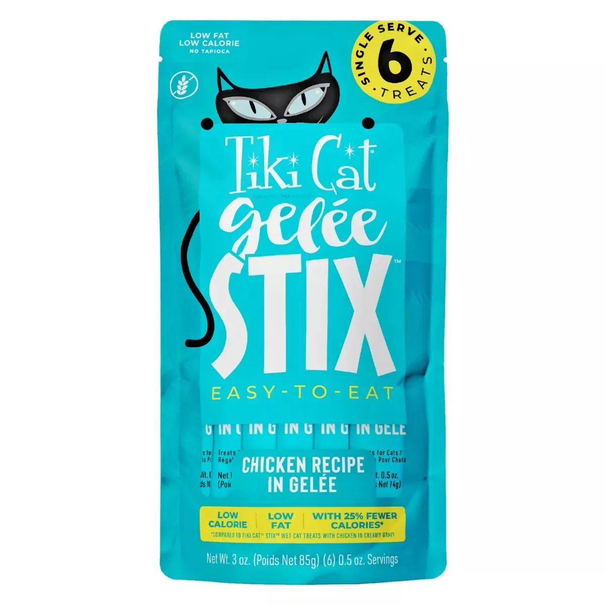 Tiki Cat Stix Gelée Wet Cat Treats - Chicken