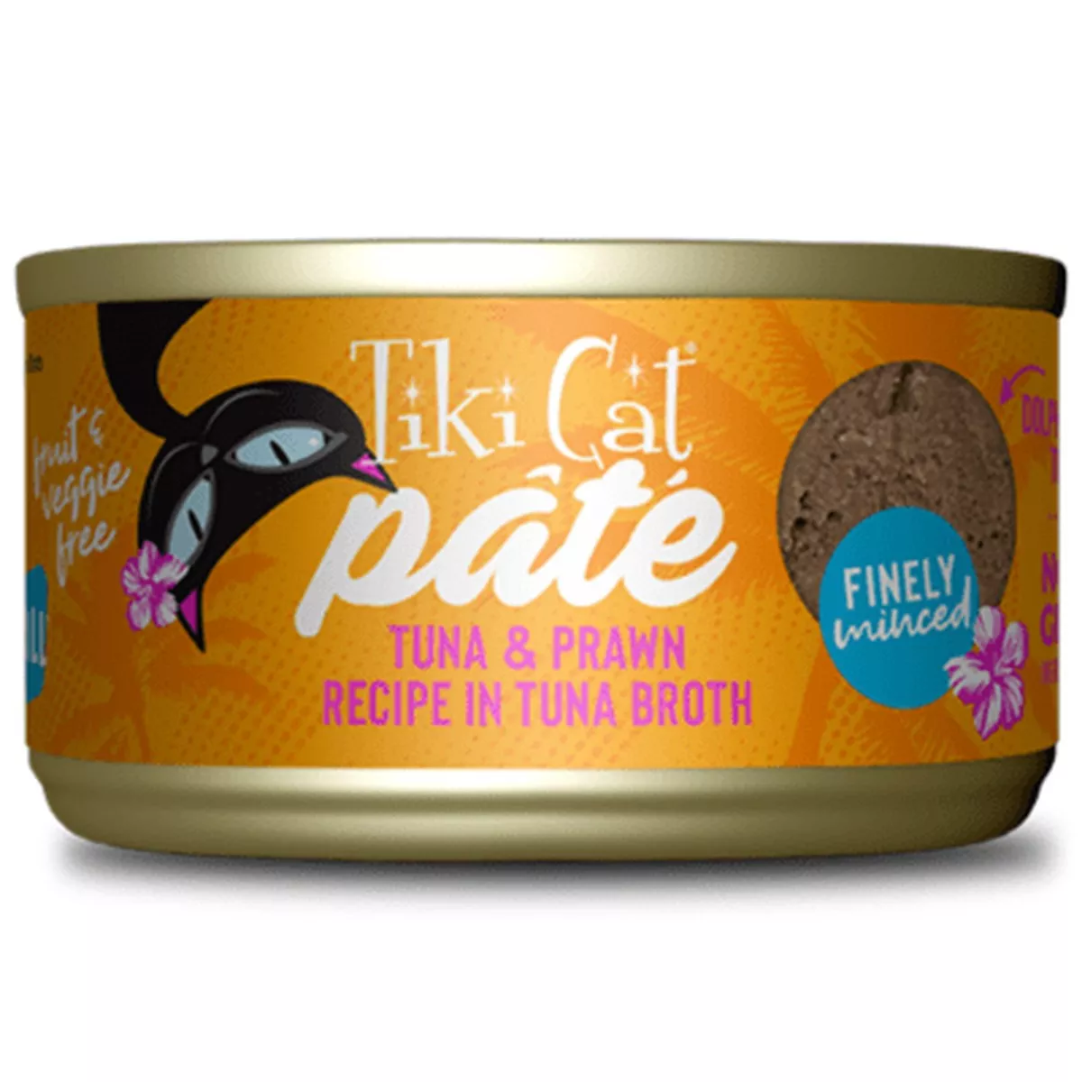 Tiki Cat Tuna and Prawn Pate Canned Cat Food