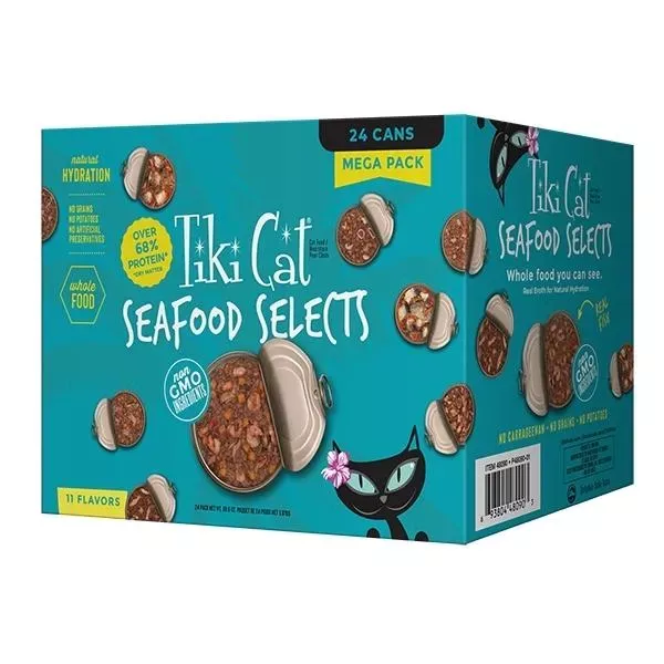 Tiki Cat Wet Cat Food - Seafood Selects Mega Pack