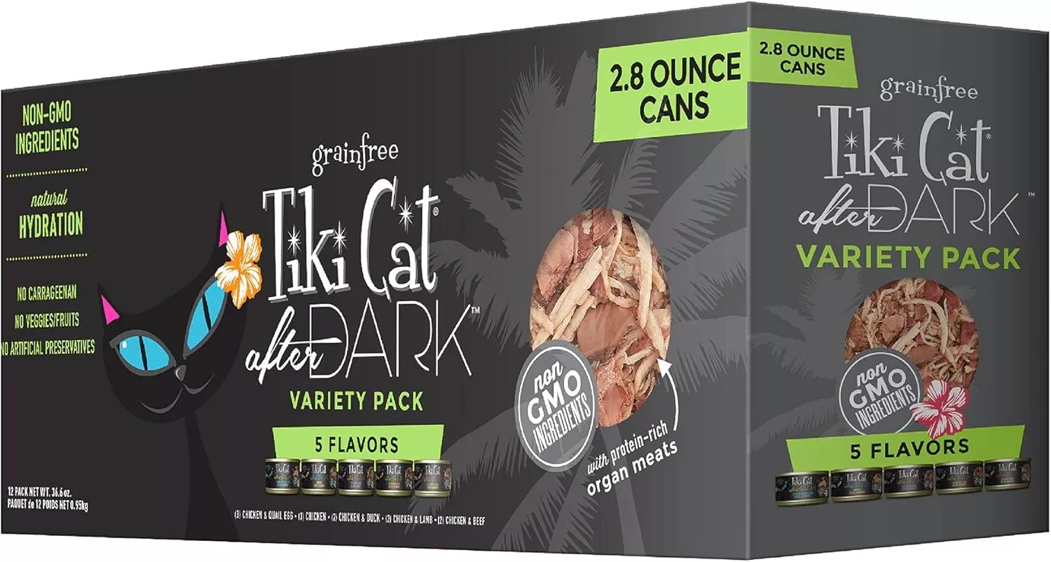 Tiki Pet After Dark Cat Food Variety Pk 2.8Oz
