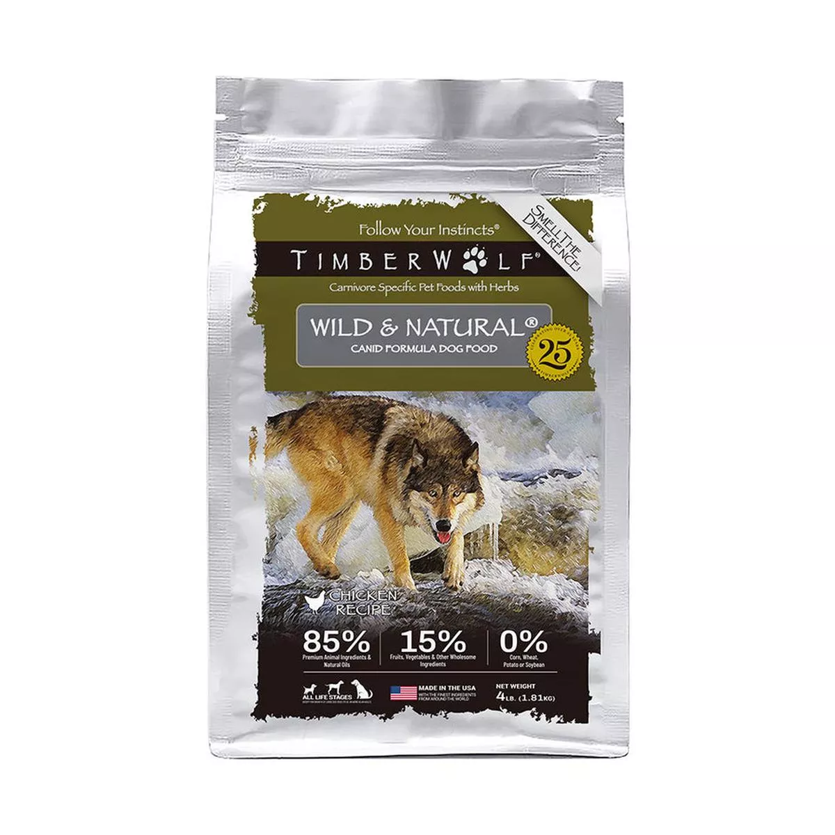 Timber Wolf Wild & Natural Legends Chicken Recipe Dry Dog Food