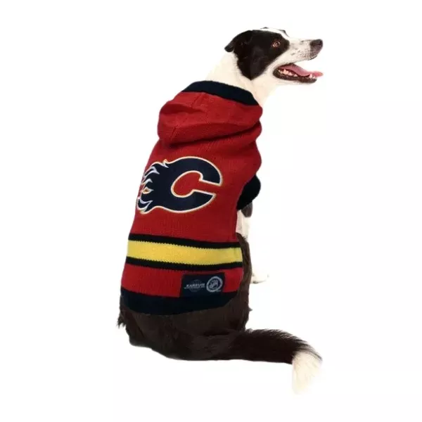 Togpetwear NHL Dog Sweater - Calgary Flames