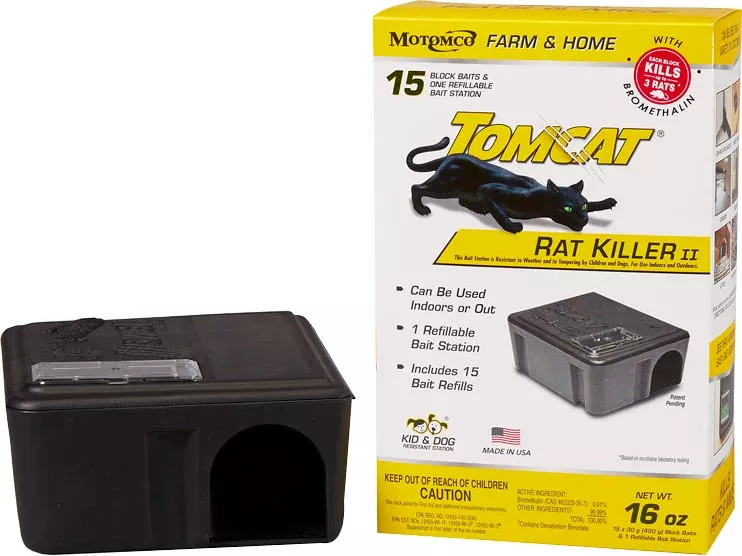 Tomcat Rat Killer Ii Refilliable Bait Station