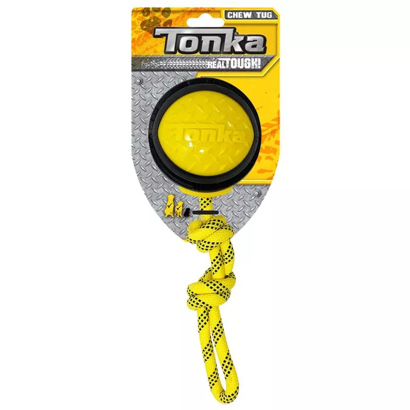Tonka Diamond Clad Rope Ball, 4 in