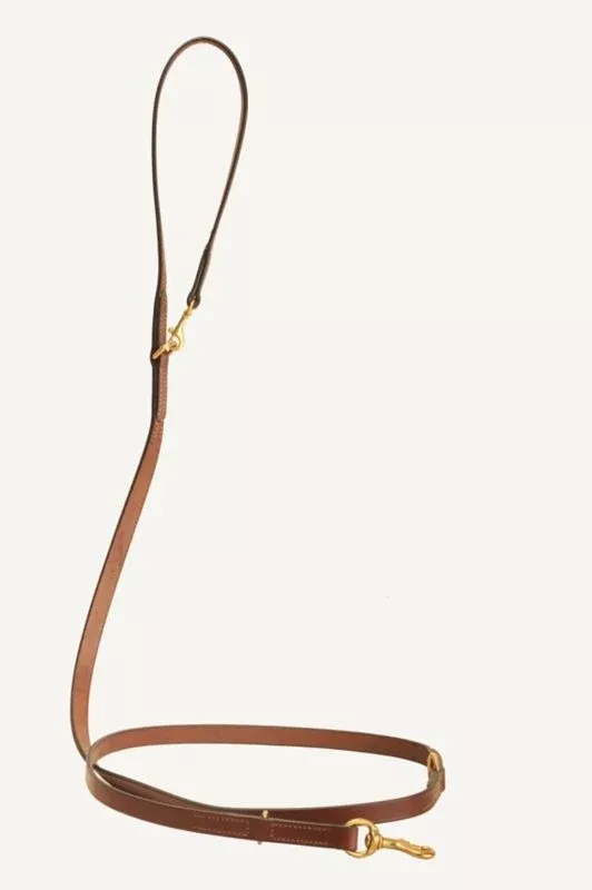 Tory Leather Hands Free Jaeger Leash 6ft Havana