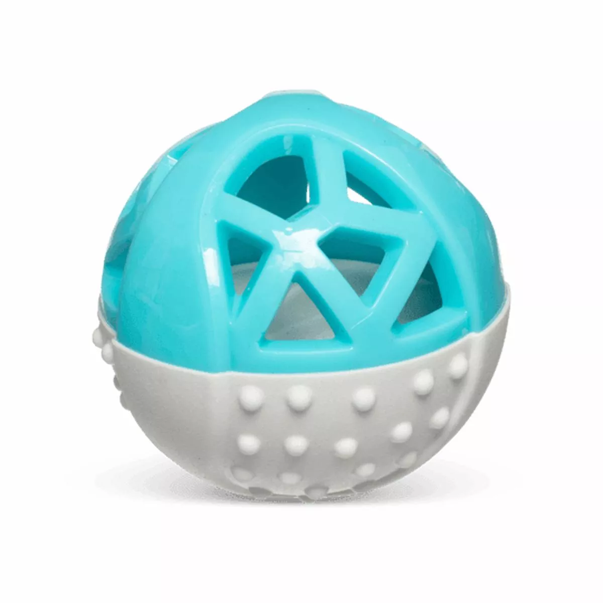 Totally Pooched Catch N Squeak Rubber Ball Teal